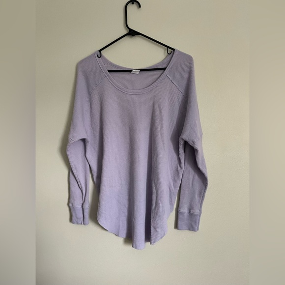 Aritzia TNA Waffle Knit Longsleeve - Picture 1 of 3